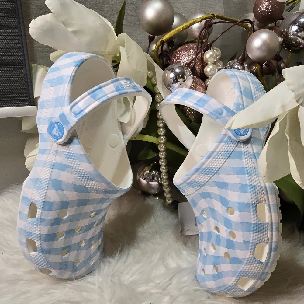 Crocs Classic Gingham  womens Clog New